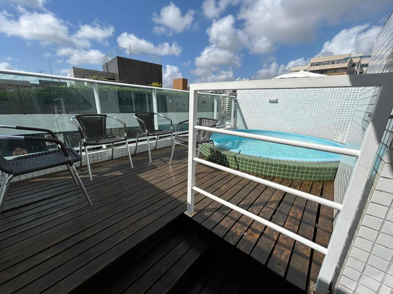 Flat 502 Com Piscina Privativa - 02 Quartos João Pessoa Exterior foto